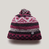 Everest Wool Beanie - Raspberry