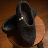 NZ Wool Slippers - Charcoal