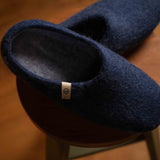 NZ Wool Slippers - Denim