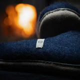 NZ Wool Slippers - Denim