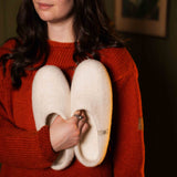 NZ Wool Slippers - Cloud