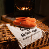 NZ Wool Slippers - Orange