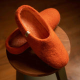 NZ Wool Slippers - Orange