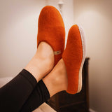 NZ Wool Slippers - Orange