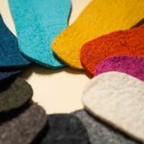 NZ Wool Slippers - Orange