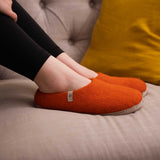 NZ Wool Slippers - Orange