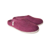 NZ Wool Slippers - Cranberry