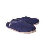 NZ Wool Slippers - Denim