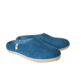 NZ Wool Slippers - Petrol