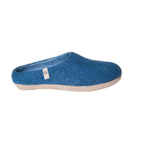 NZ Wool Slippers - Petrol