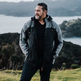 Men's Alpine NZ Wool Jacket - Charcoal