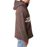 Men's Koru NZ Wool Jacket - Dark Natural Brown