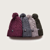 Merino Wool Ohakune Beanie - Slate