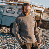 Men's Weekender NZ Wool Jersey - Natural Brown
