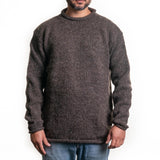Men's Weekender NZ Wool Jersey - Dark Natural Brown