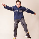 Wave Rider Boys NZ Wool Jacket - Blue