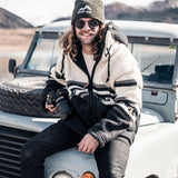 Men's Whale Bay NZ Wool Jacket - Cream Mix