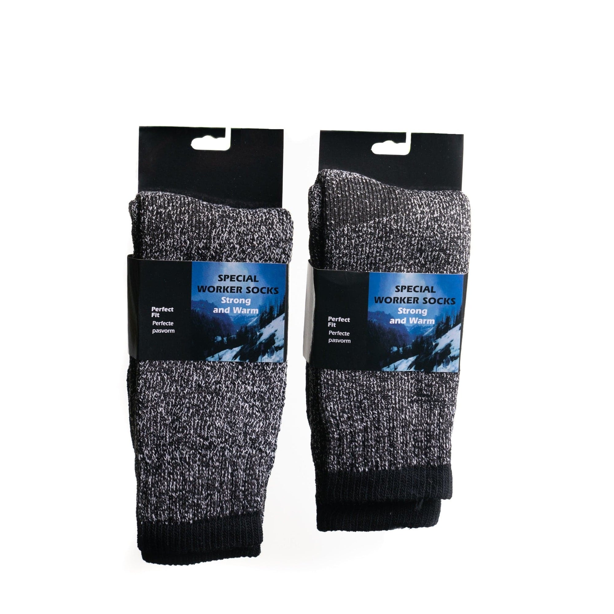 Wool Blend Work Socks - 2 Pack
