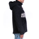 Mens Koru NZ Wool Jacket - Charcoal