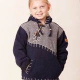Woodville Stitch Girls NZ Wool Jersey - Navy