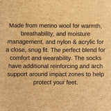 Unisex Merino Gumboot Socks - 2 Pack