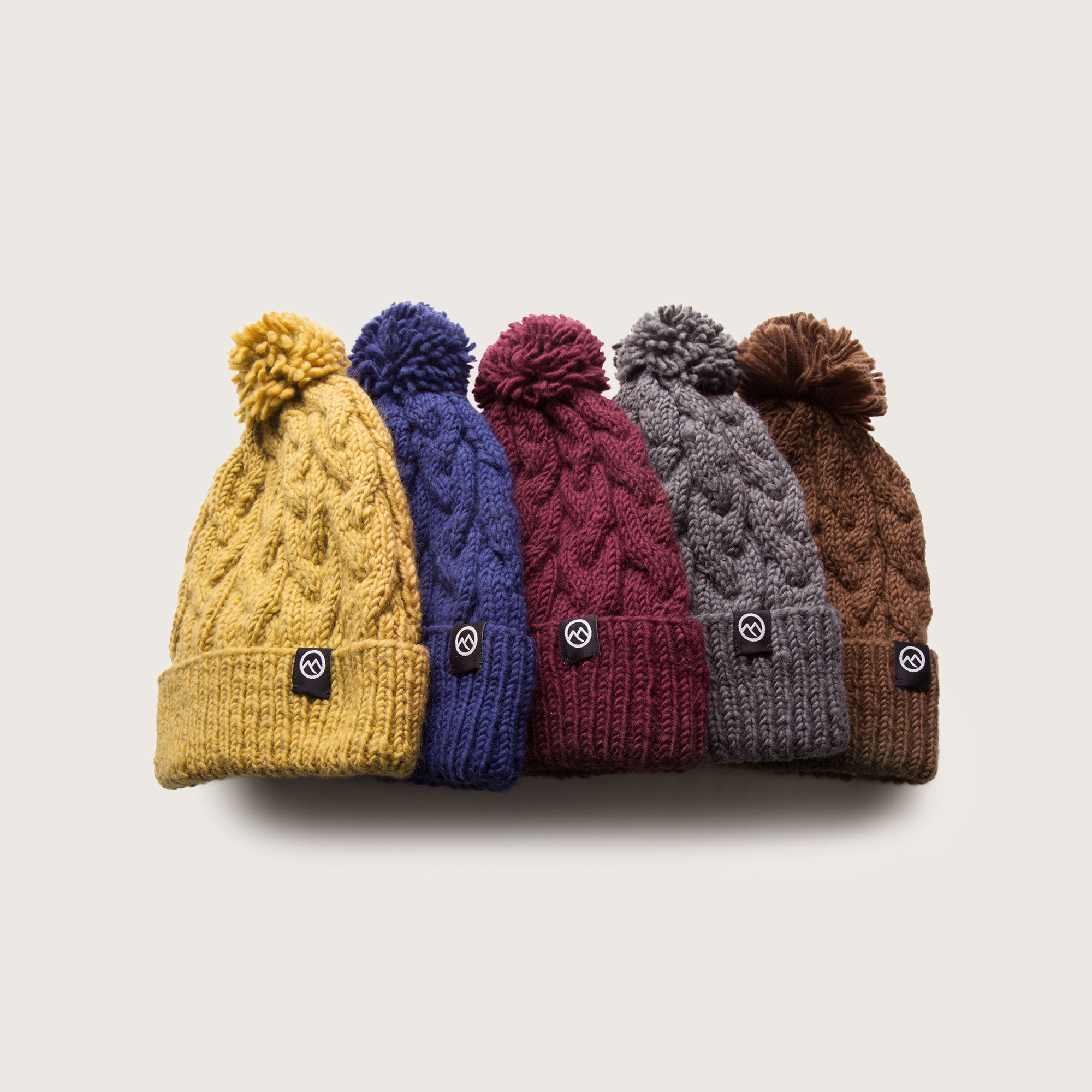 Merino Wool Links Beanie Clay – Mount Kiwi - Main Image